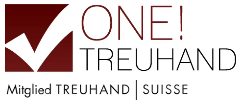 Logo von ONE! Treuhand mit Schriftzug